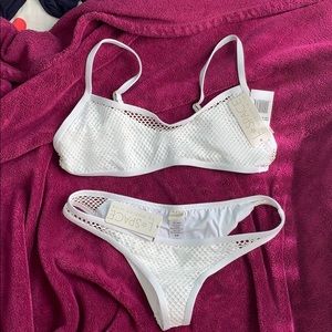 NWT L*SPACE Stevie/Naomi Mesh bikini set